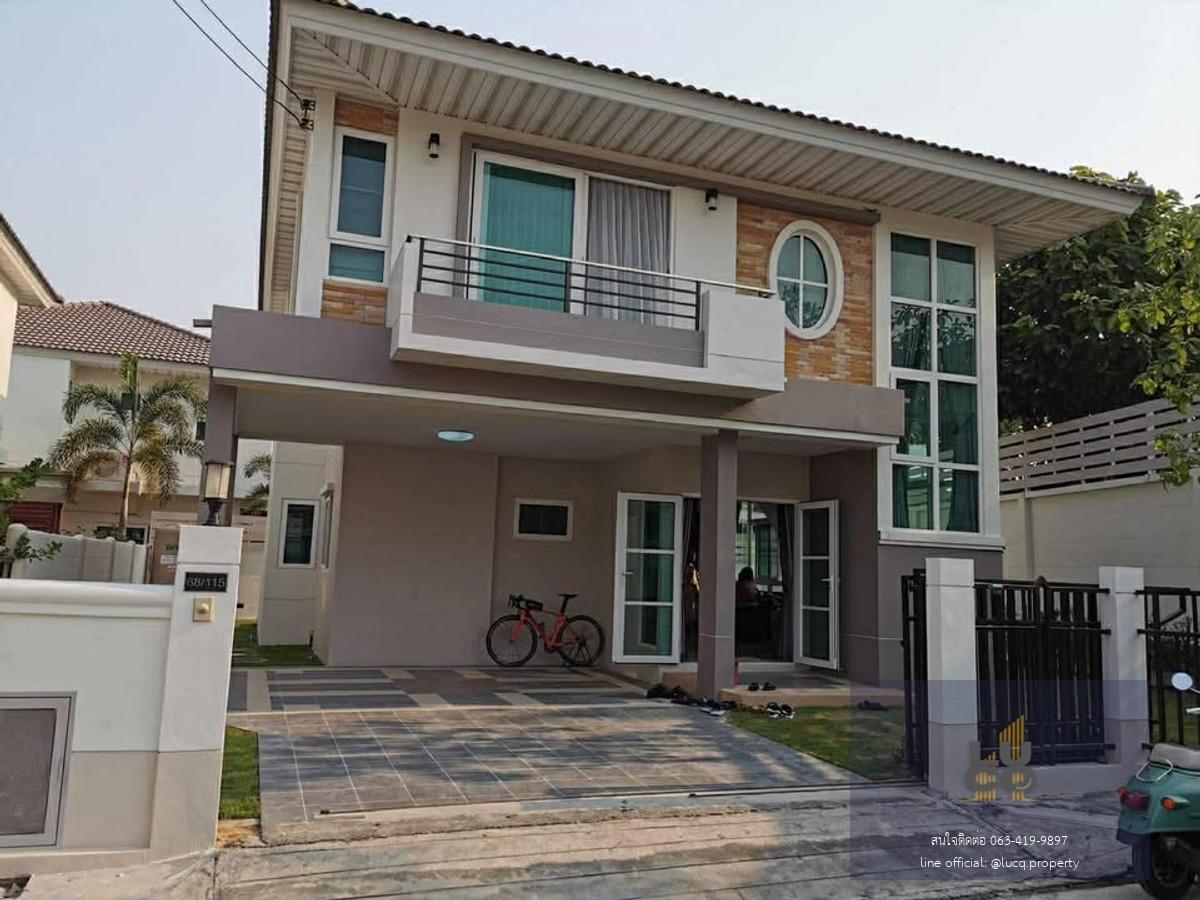 บ้านเปล่า หลังมุม หน้าสวนส่วนกลาง โล่งไม่บล็อควิว